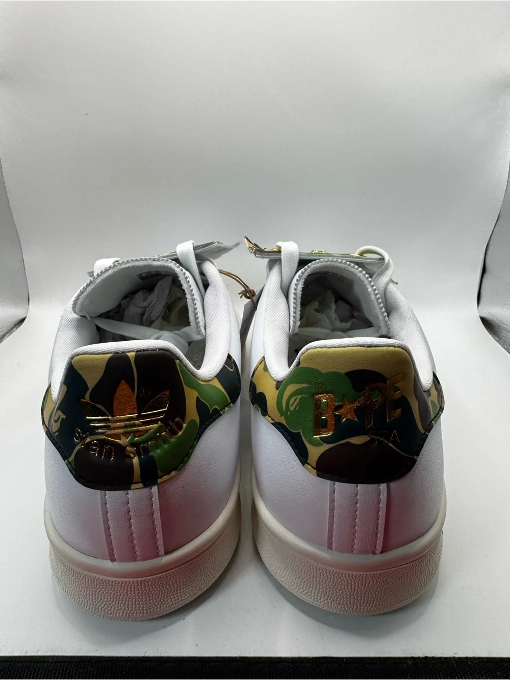 BAPE x adidas Stan Smith Golf Cloud White Green IG5916 Brand New Deadstock Size